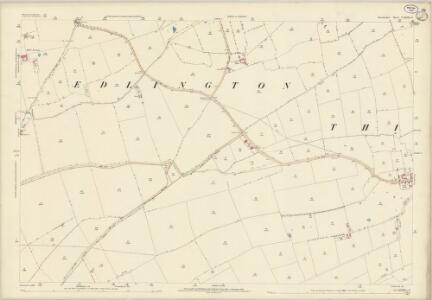 Lincolnshire LXXIII.9 (includes: Edlington; Horsington; Langton; Thimbleby; Wispington; Woodhall) - 25 Inch Map