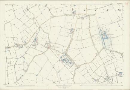 Suffolk XLVIII.3 (includes: Bedfield; Dennington; Saxstead; Tannington; Worlingworth) - 25 Inch Map