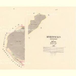 Hniewschin (Hněwssin) - c1915-1-001 - Kaiserpflichtexemplar der Landkarten des stabilen Katasters