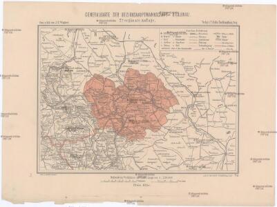 Generalkarte der Bezirkshauptmannschaft Braunau
