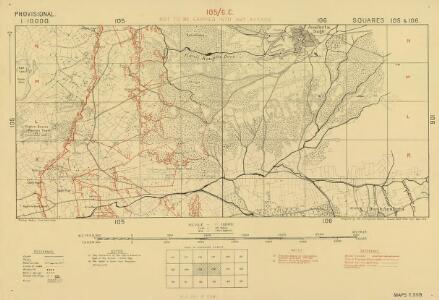 Trench maps of Suvla (provisional) 1:10 000 series (Square 105)