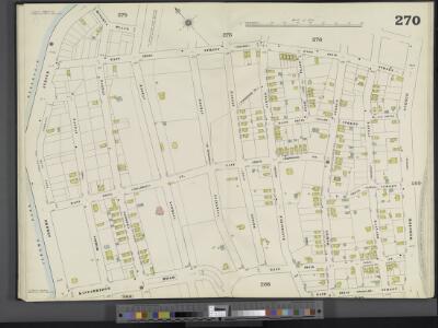 Bronx, V. 12, Double Page Plate No. 270 [Map bounded by E. 198th St., Webster Ave., E. 193rd St., Kingsbridge Rd., Jerome Ave.]
