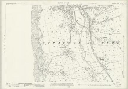 Cornwall V.3 (includes: Bude Stratton; Marhamchurch) - 25 Inch Map