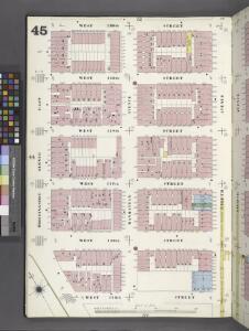 Manhattan, V. 7, Plate No. 45 [Map bounded by W. 120th St., 8th Ave., W. 115th St., Morningside Ave. East]