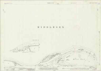 Surrey VI.14 &13 (includes: Hanworth; Sunbury; Twickenham St Mary The Virgin; West Molesey) - 25 Inch Map