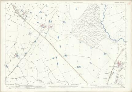 Shropshire XXI.8 (includes: Clive; Lee Brockhurst; Moreton Corbet; Wem Rural) - 25 Inch Map