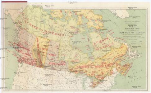 Resource map of the Dominion of Canada