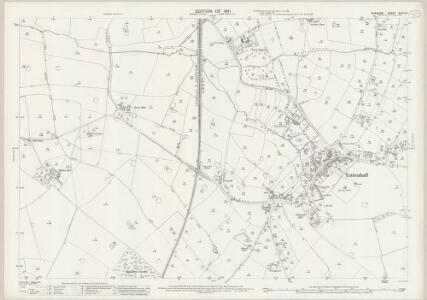 Cheshire XLVII.14 (includes: Golborne Bellow; Handley; Newton by Tattenhall; Tattenhall) - 25 Inch Map