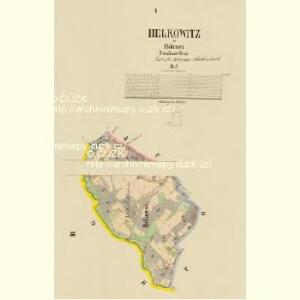 Helkowitz - c1810-1-001 - Kaiserpflichtexemplar der Landkarten des stabilen Katasters