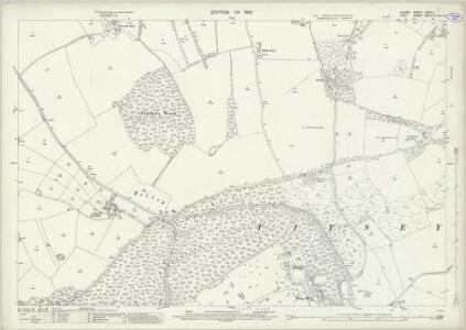 Surrey XXVIII.1 (includes: Limpsfield; Titsey) - 25 Inch Map