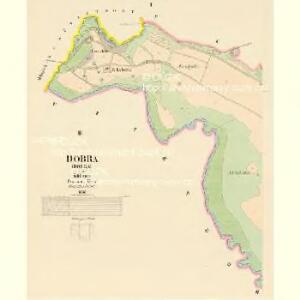 Dobra - c1162-1-001 - Kaiserpflichtexemplar der Landkarten des stabilen Katasters