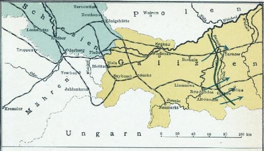 Nr. 13. Der Durchbruch bei Tarnow-Gorlice. (2. Mai 1915.)