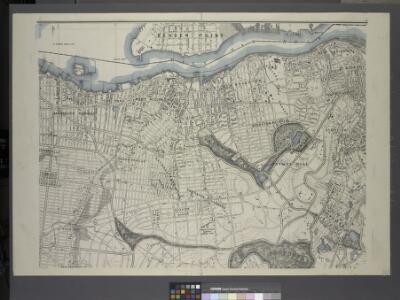 General map of the borough of Richmond (Staten Island) in the city of New York : showing in addition to the existing topographical features of the borough a tentative and preliminary plan for a street system of the same.