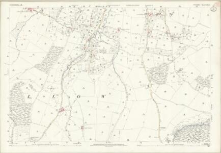 Herefordshire XXXIX.12 (includes: Aconbury; Callow; Dinedor; Grafton; Lower Bullingham) - 25 Inch Map