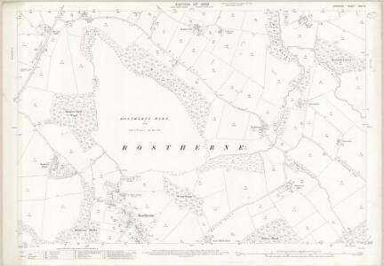 Cheshire XVIII.13 (includes: Ashley; Millington; Rostherne) - 25 Inch Map