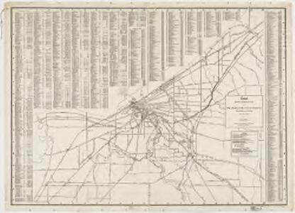Cleveland, sixth city : railroad and industrial map