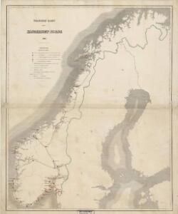 Spesielle kart 5-1: Telegraf Kart over Kongeriget Norge