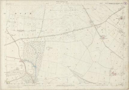 Yorkshire LXVIII.1 (includes: Bellerby; Leyburn; Preston Under Soar; Wensley) - 25 Inch Map