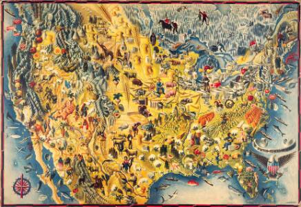 The Covarrubias America: a decorative map of the United States of America