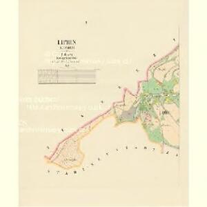 Liphin (Lipchyň) - c4006-1-001 - Kaiserpflichtexemplar der Landkarten des stabilen Katasters