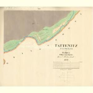 Tattenitz (Tattenice) - m3085-1-012 - Kaiserpflichtexemplar der Landkarten des stabilen Katasters
