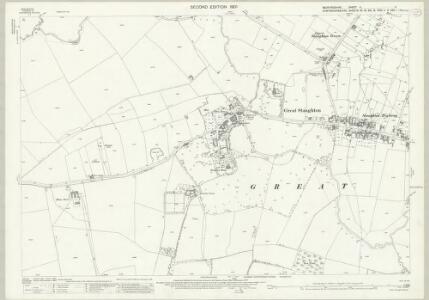 Bedfordshire V.11 (includes: Great Staughton; Pertenhall) - 25 Inch Map