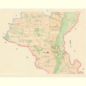 Czmelin (Čmeljny) - c1042-1-002 - Kaiserpflichtexemplar der Landkarten des stabilen Katasters