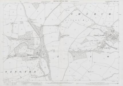 Gloucestershire XXIX.6 (includes: Icomb; Maugersbury; Westcote; Wick Rissington) - 25 Inch Map