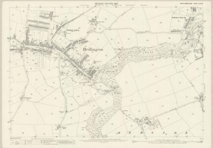 Northumberland (Old Series) LXXII.12 (includes: Bedlington; Blyth) - 25 Inch Map