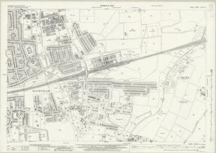 Essex (New Series 1913-) n LXXXVII.2 (includes: Dagenham; Hornchurch) - 25 Inch Map