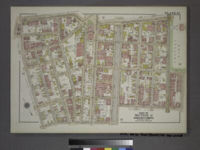 Plate 47, Part of Section 11, Borough of the Bronx. [Bounded by East Tremont Avenue, Third Avenue, E. 175th Street, Fulton Avenue, E. 174th Street, Park Avenue, E. 173rd Street and Monroe Avenue.]