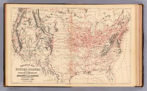 Railroad map U.S.