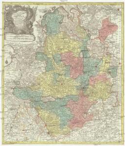 Nova et exacta mappa geographica exhibens circulum Westphalicum in omnes suos status et provincias accurate divisum