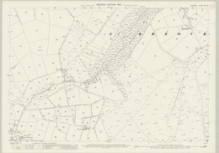 Cornwall XXV.14 (includes: St Breock) - 25 Inch Map