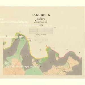 Jawureck - m1058-1-002 - Kaiserpflichtexemplar der Landkarten des stabilen Katasters