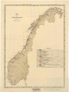Spesielle kart 66-7: Kart udvisende de med bidrag af Statskassen understøttende Dampskibsrouter