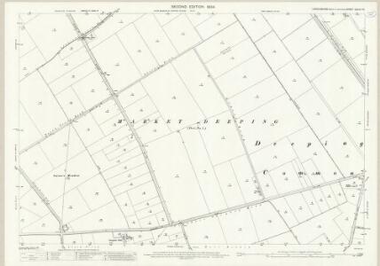 Lincolnshire CXLVII.10 (includes: Deeping St James; Langtoft; Market Deeping) - 25 Inch Map