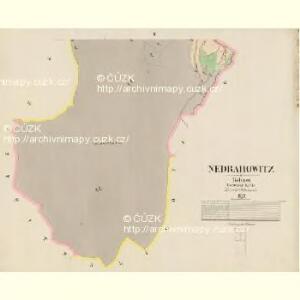 Nedrahowitz - c4998-1-004 - Kaiserpflichtexemplar der Landkarten des stabilen Katasters