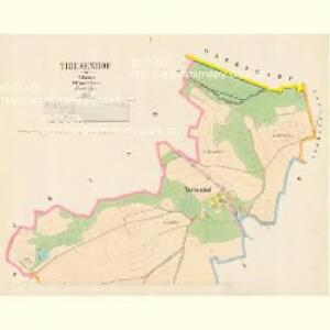 Triesenhof - c7490-1-001 - Kaiserpflichtexemplar der Landkarten des stabilen Katasters