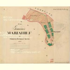 Mariahilf - m2036-1-001 - Kaiserpflichtexemplar der Landkarten des stabilen Katasters
