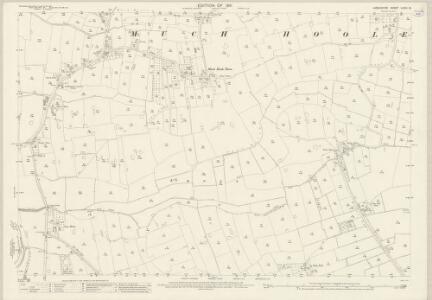 Lancashire LXVIII.15 (includes: Bretherton; Much Hoole; Tarleton) - 25 Inch Map