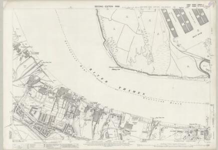 Essex (1st Ed/Rev 1862-96) LXXXVIII.4 (includes: Northfleet; Thurrock) - 25 Inch Map