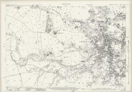Yorkshire CXIX.6 (includes: Clotherholme; Ripon; Studley Roger) - 25 Inch Map