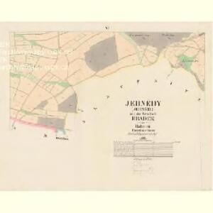 Jehnědy (Jehnědj) - c2813-1-005 - Kaiserpflichtexemplar der Landkarten des stabilen Katasters