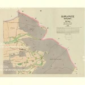 Hawlowitz (Hawlowice) - c1800-1-003 - Kaiserpflichtexemplar der Landkarten des stabilen Katasters