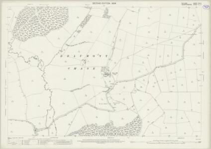 Rutland XIII.9 (includes: Beaumont Chase; Liddington; Stockerston; Stoke Dry; Uppingham; Wardley) - 25 Inch Map