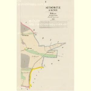 Sudowitz (Sudowice) - c7533-1-002 - Kaiserpflichtexemplar der Landkarten des stabilen Katasters