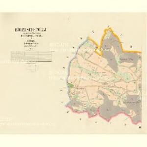 Böhmisch-Pokau - c0982-1-001 - Kaiserpflichtexemplar der Landkarten des stabilen Katasters