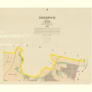 Drzitsch - c1573-1-002 - Kaiserpflichtexemplar der Landkarten des stabilen Katasters
