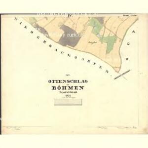 Ottenschlag - c5586-1-004 - Kaiserpflichtexemplar der Landkarten des stabilen Katasters